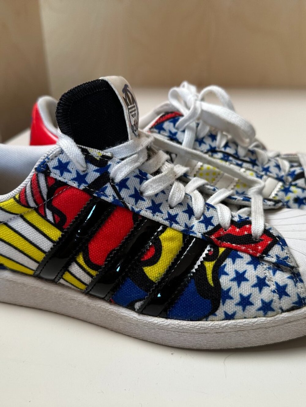 Adidas x Rita Ora Superstar 80's White Smoke Sneakers (B26729)